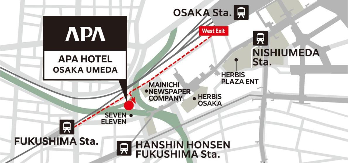 APA Hotel Osaka Umeda Exterior foto